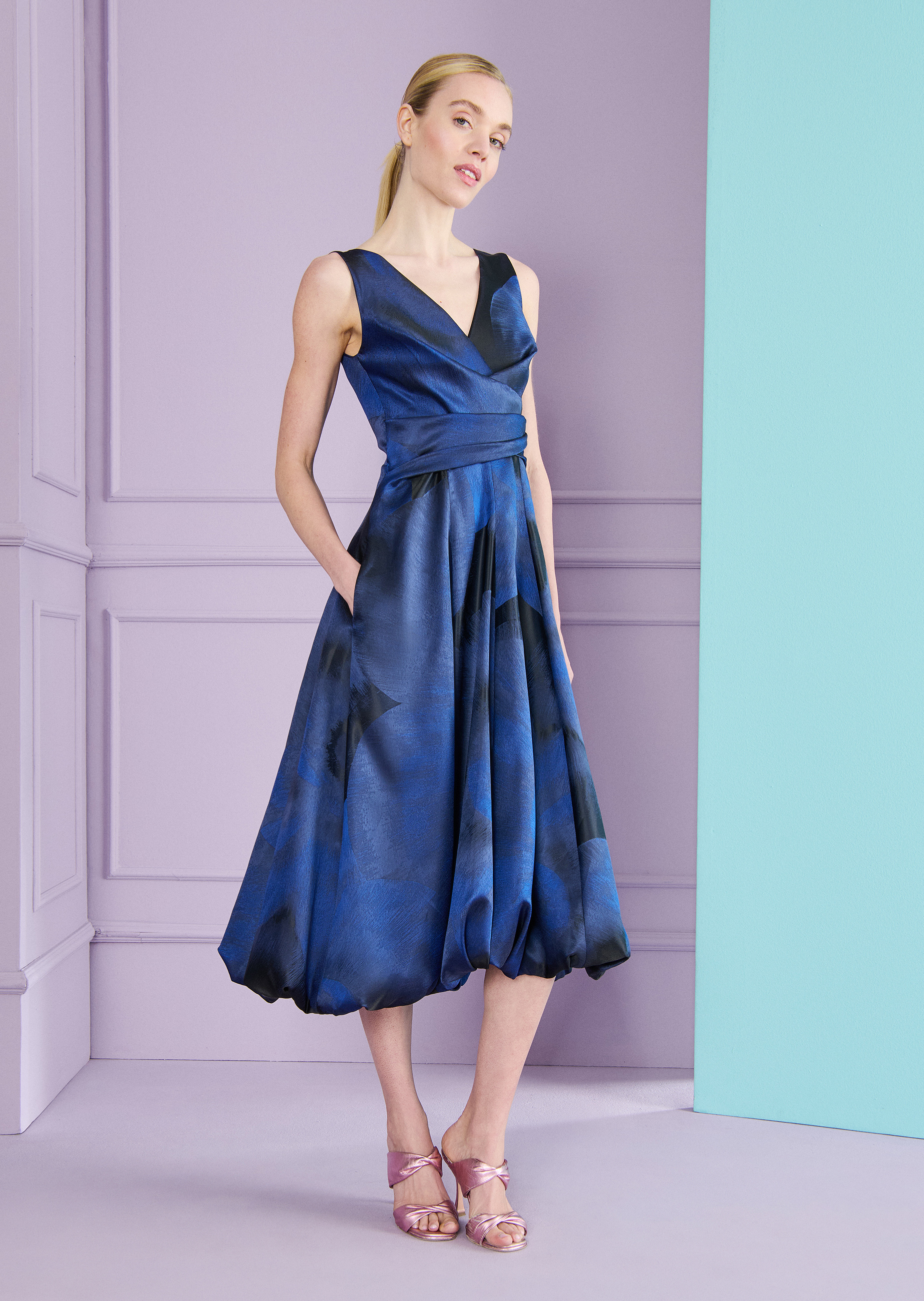 Midi Dress OM0772-01 OG10 495