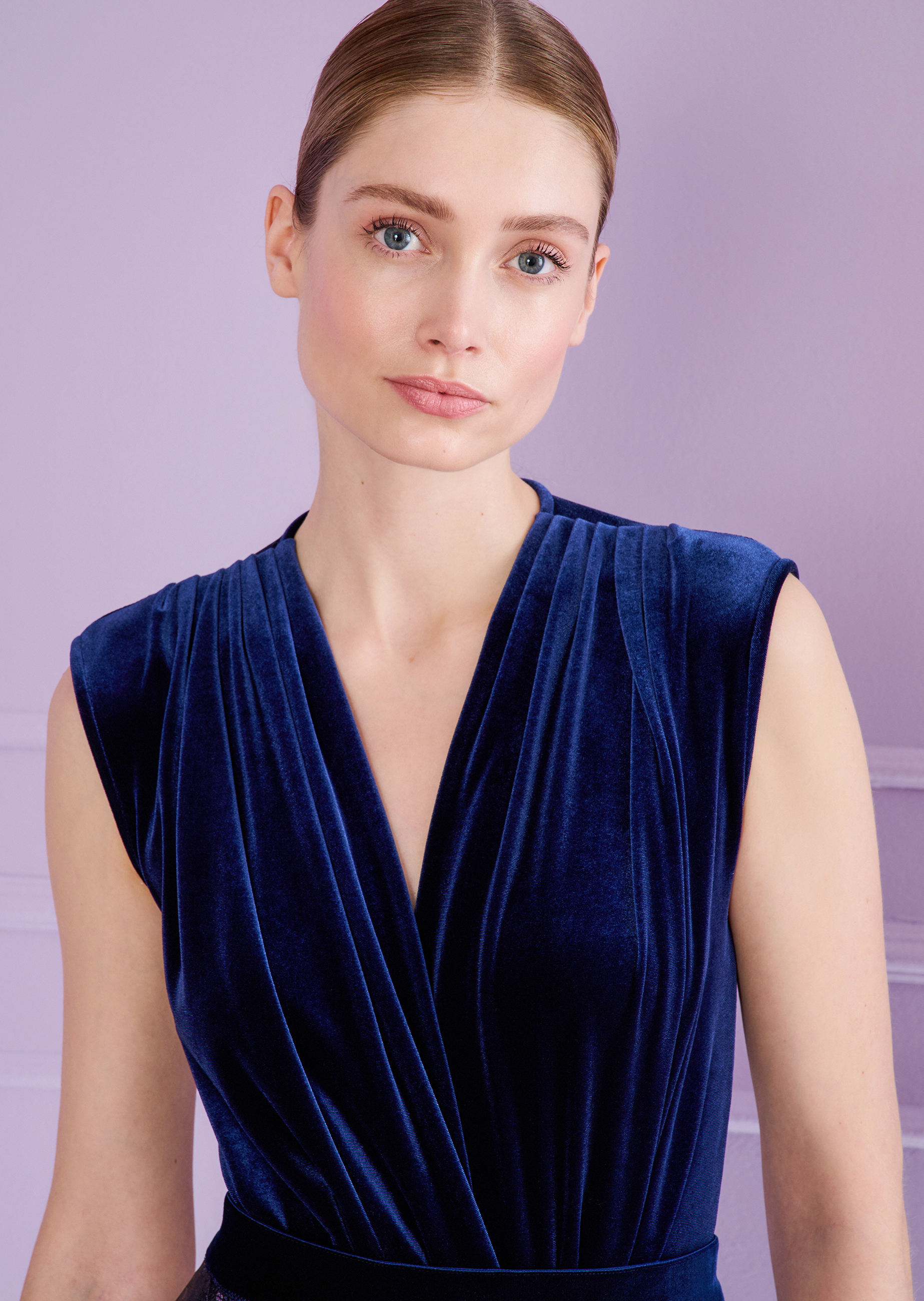 TALBOT RUNHOF 売れ筋商品|||タルボールホフ Tシャツ トップス レディース Bodysuits Blue Women's Shirts & Tops | Feminine & Elegant