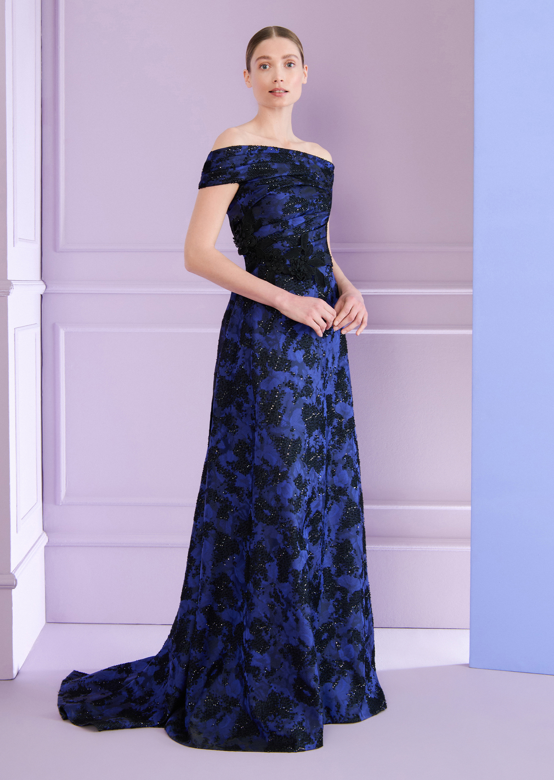 Abendkleid Polkadot1