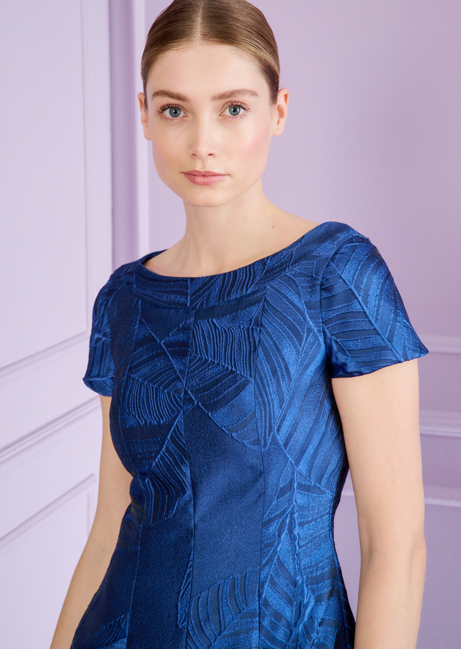 ワンピース ETMON Unbalance Line Pintuck Dress, Greyish Blue Etmon-Unbalance Line Pintuck Dress, Greyish Blue│삼성물산