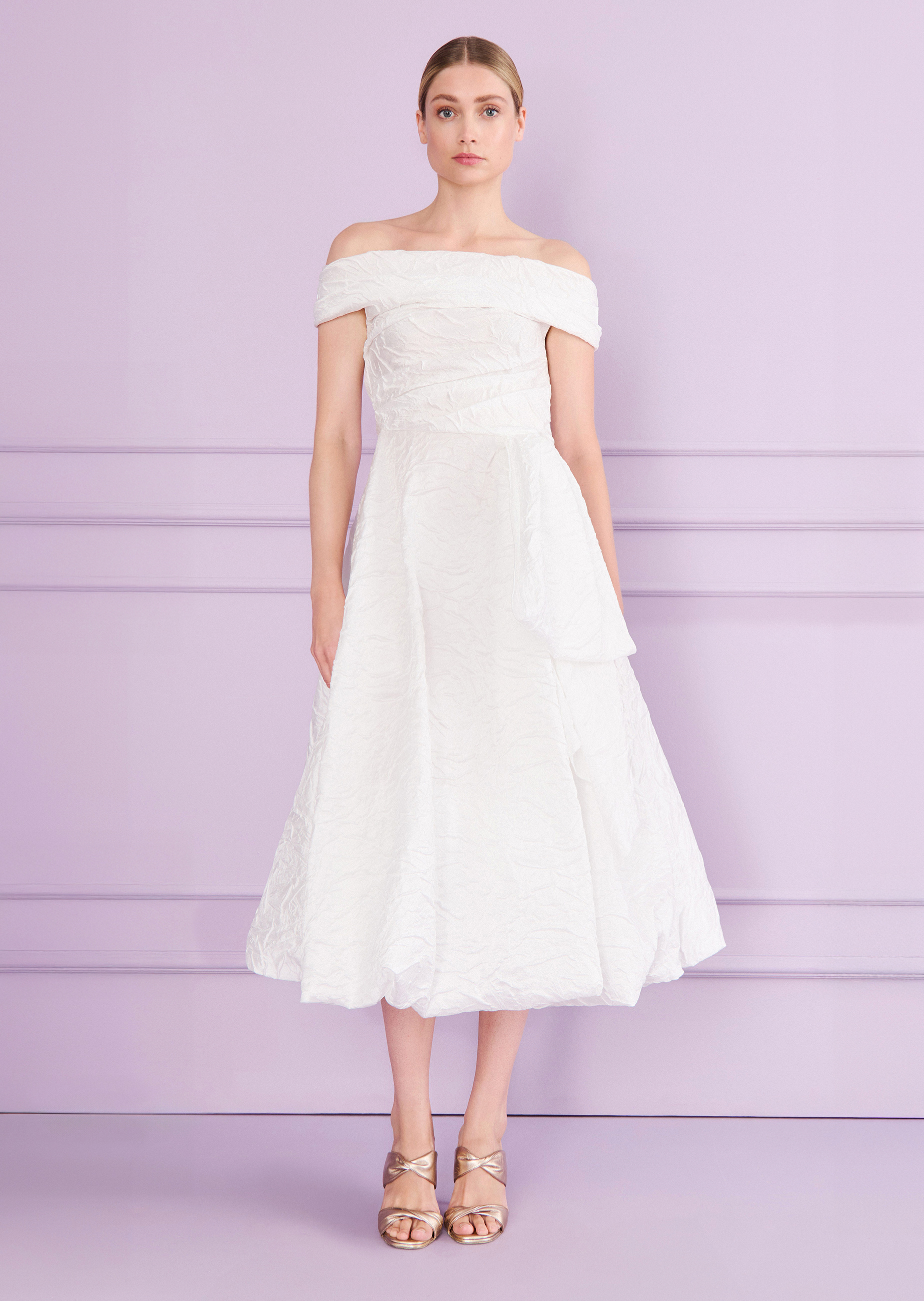 Midi Dress OM0173-06 BEG15 017