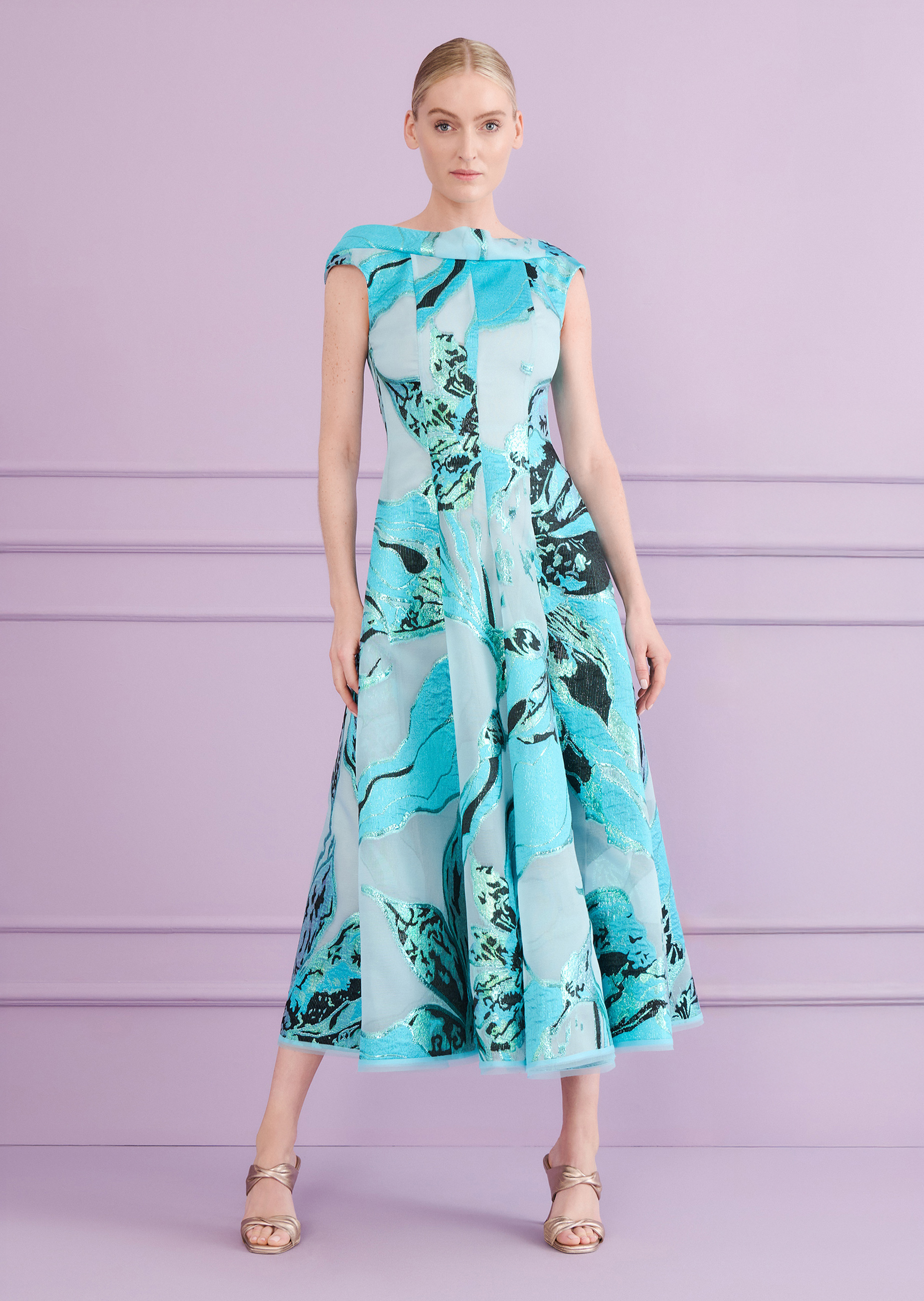 Midi Dress OM0206-07 QM45 419