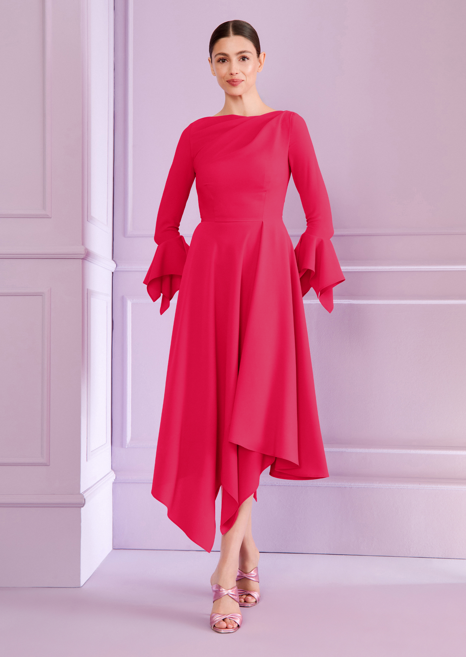 Midi Dress OM0690-01 DE80 362